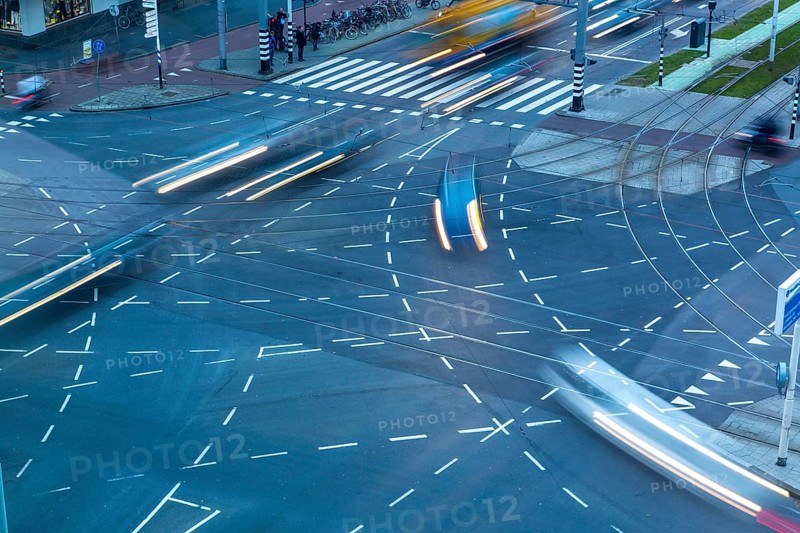 Large road junction