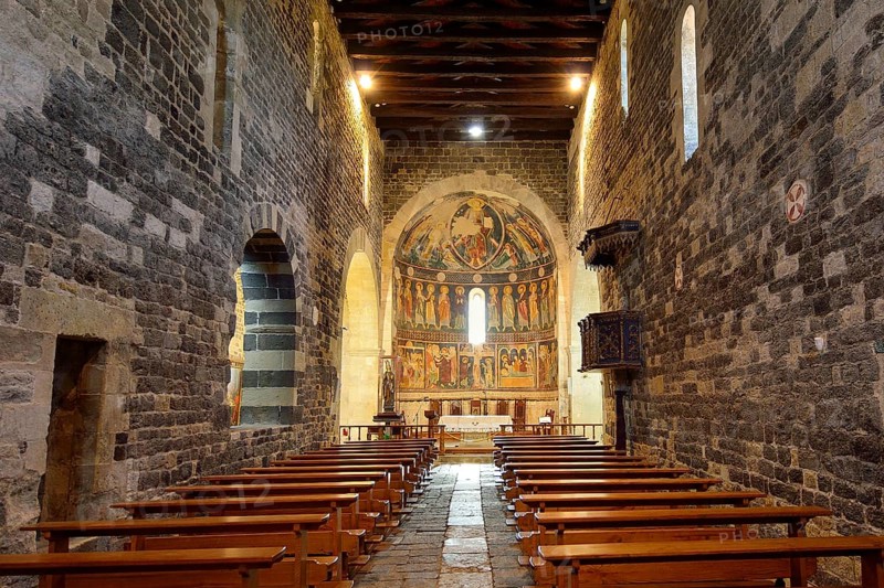 Interior of the abbey church
