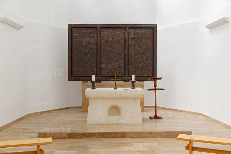 Interior of the memorial chapel