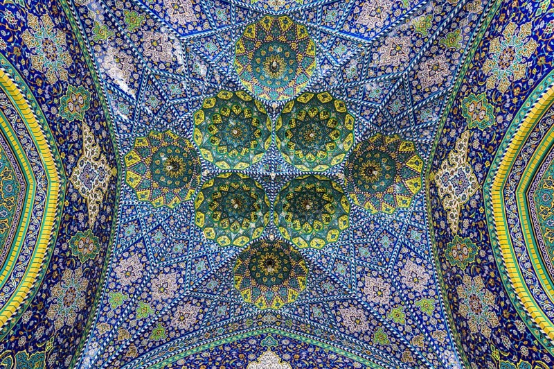 Ceiling mosaic