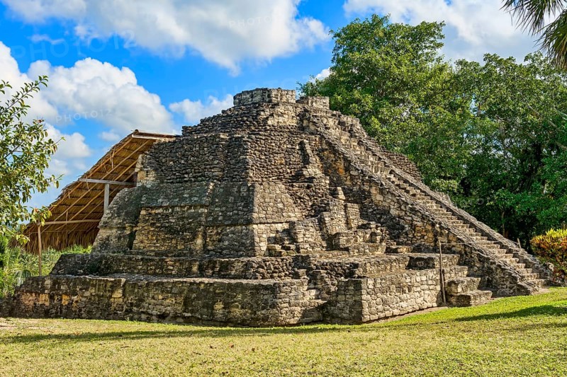 Mayan step pyramid