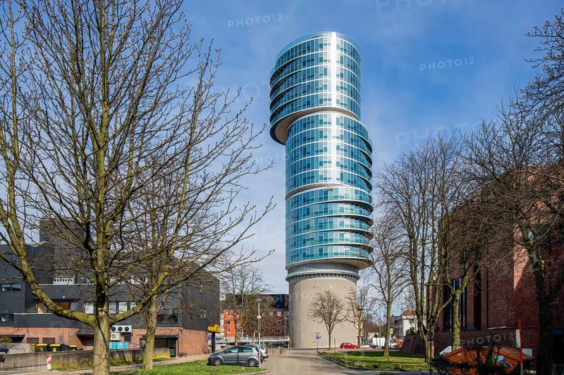 Exzenterhaus office building on a listed bunker