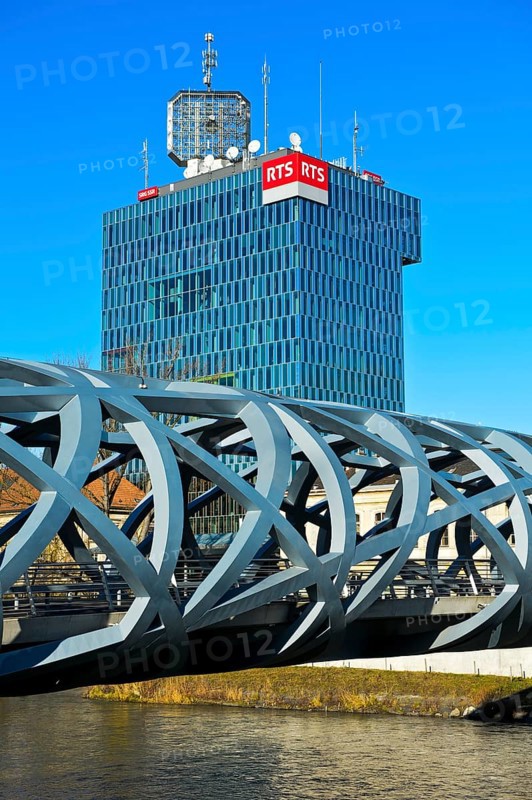 Head office of the French-speaking radio and television station Radio Television Suisse
