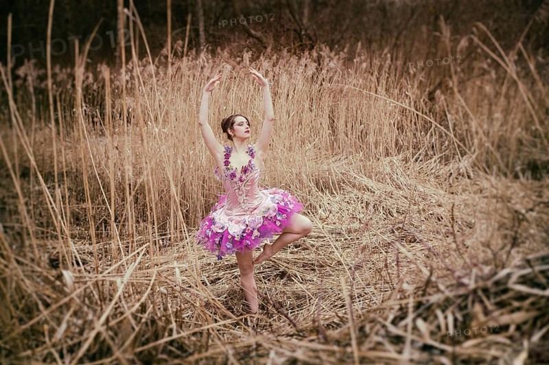 Ballerina wearing a tutu