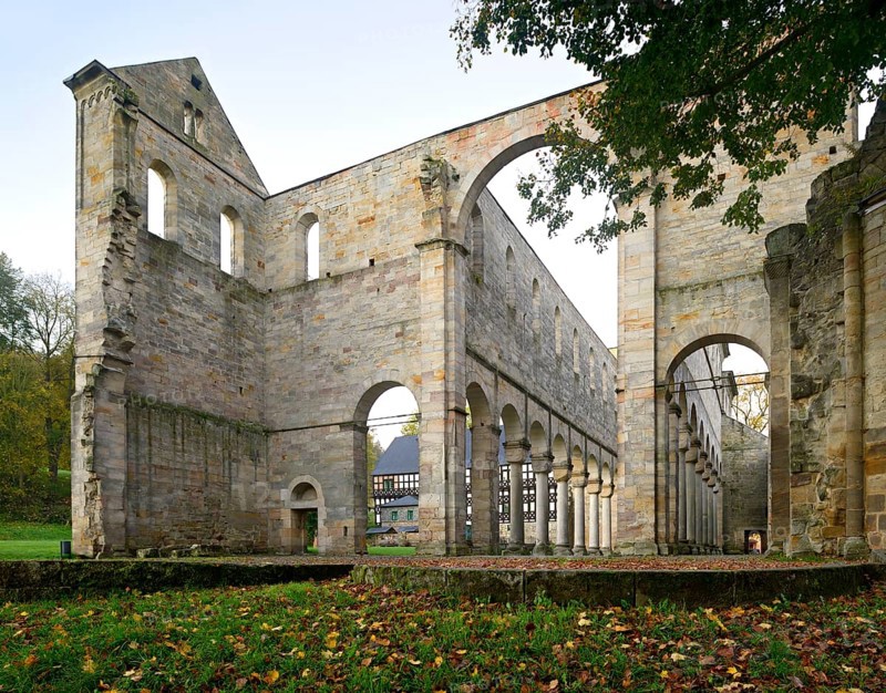 Ruins of the monastery church of Paulinzella
