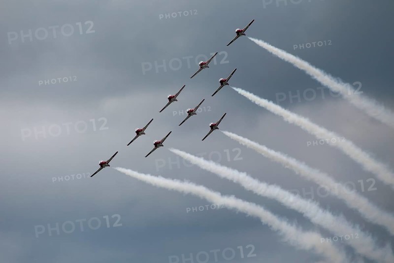 The Canadian Forces Snowbirds aerobatic team air show