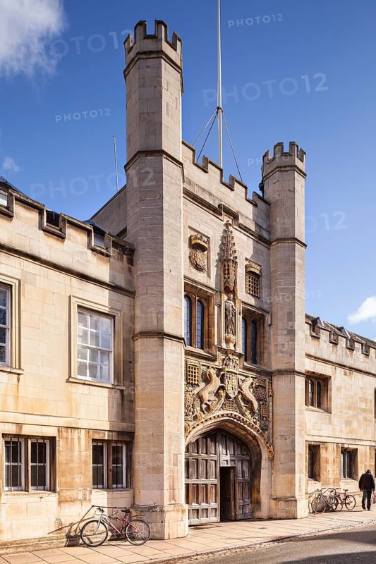 The gateway of Christ's College in St Andrew's Street