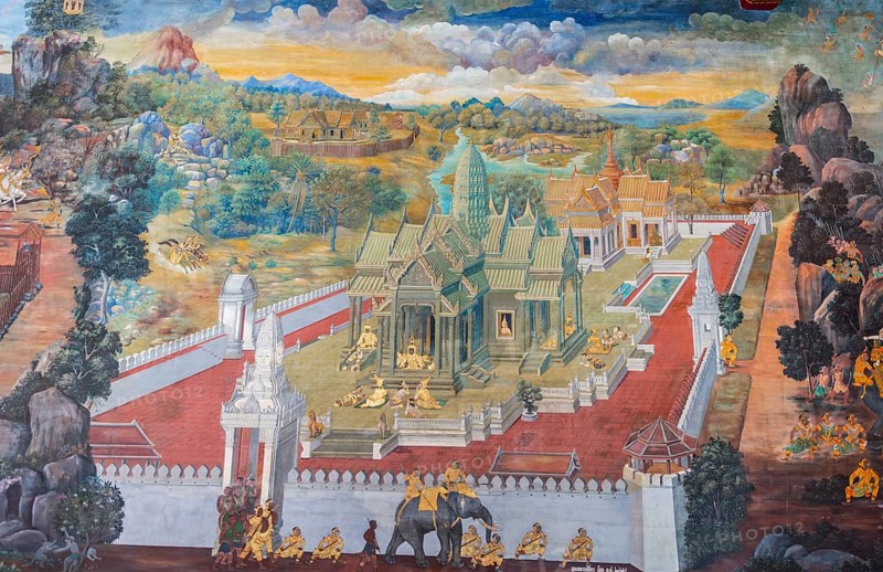 Ramakian mural