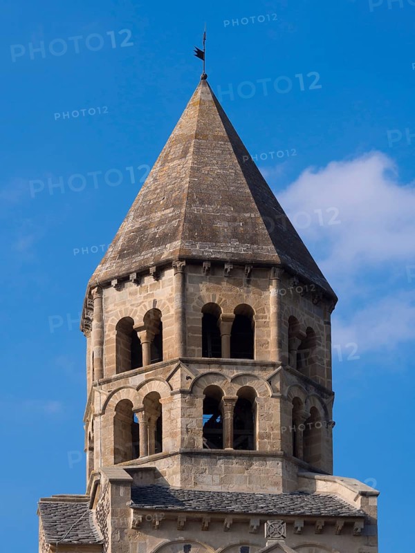 Bell tower of the Romanesque Church of Saint Saturnin