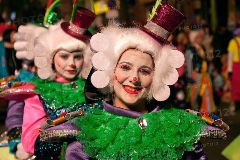 Children in imaginative costumes at the carnival