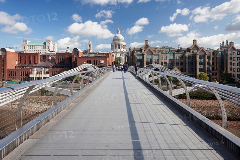 Millennium Bridge and St Paul's Cathedral