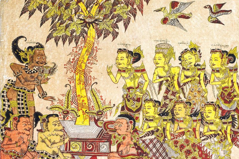 Traditional Kamasan painting