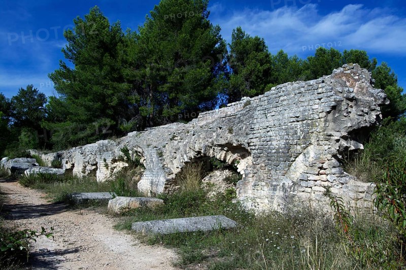 The aqueduct of Barbegal