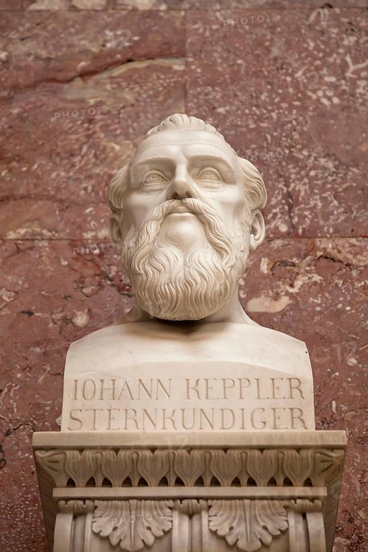 Marble bust of Johannes Kepler in the Walhalla memorial