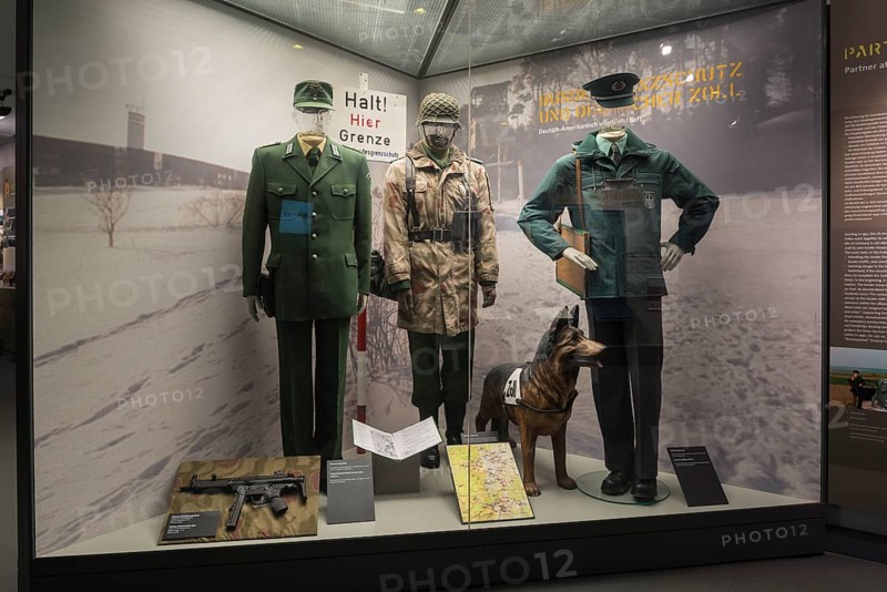 Historic uniforms of German border police and customs officers