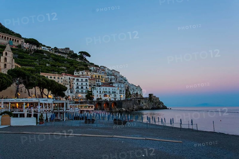 Townscape at dusk
