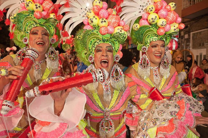 Imaginative costumes at the carnival, Santa Cruz de Tenerife
