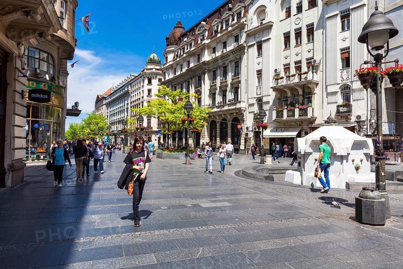 Exclusive shopping street Knez Mihailova