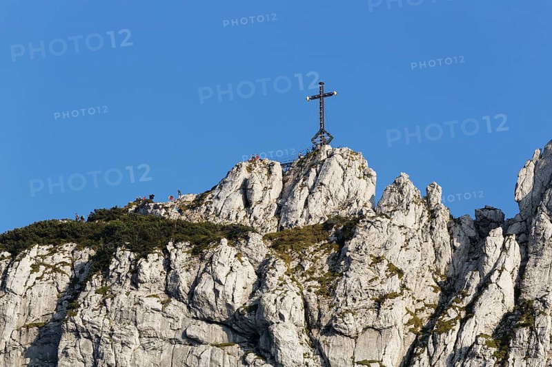 Summit cross on the east peak