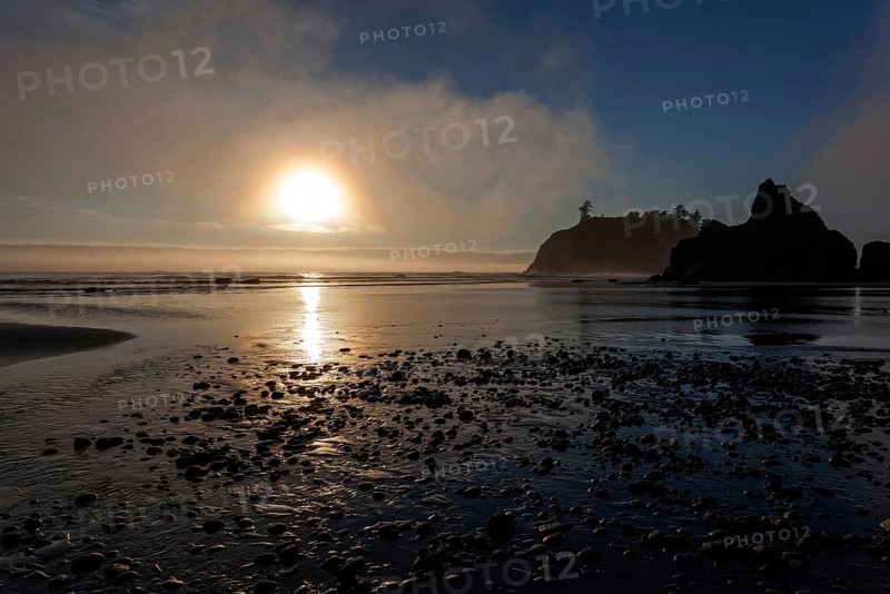 Sunset at Ruby Beach