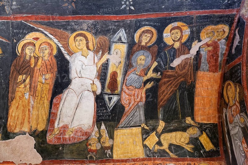 Frescoes in the St. John's Church or Karsi Kilise