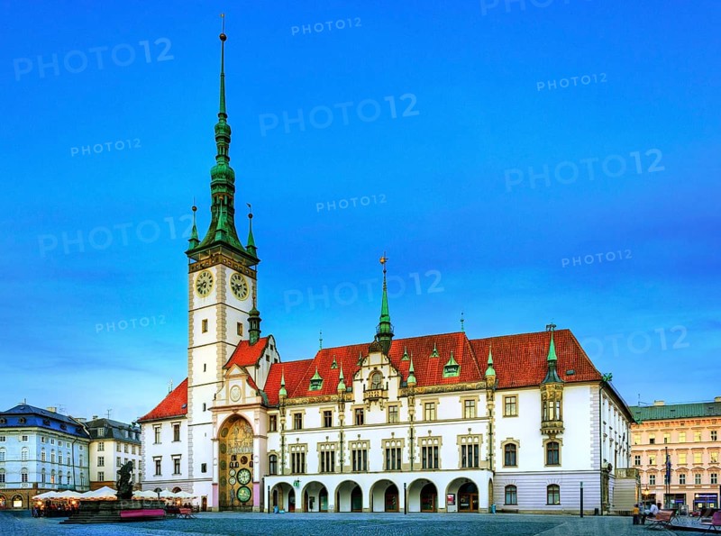 Olomouc City Hall with astronomical clock