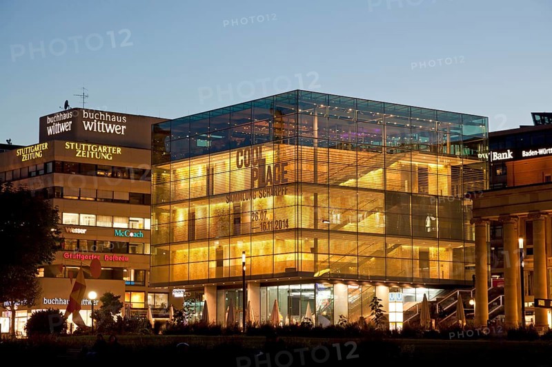 The modern building of Kunstmuseum Stuttgart