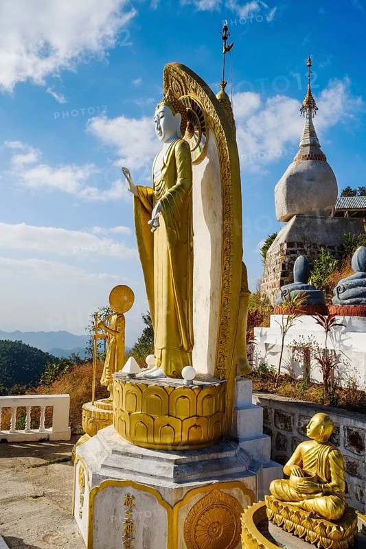 Manauhla Pagoda in the mountains