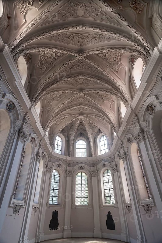 Stuccoed vaulted ceilling