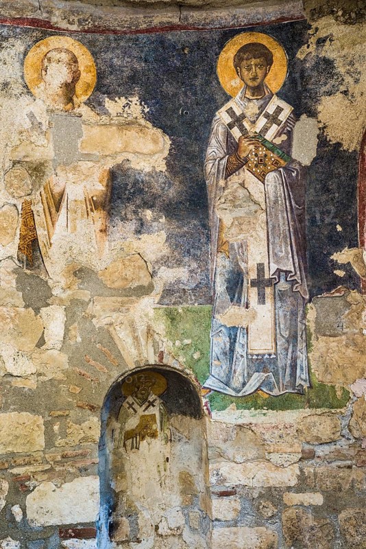 Byzantine fresco in the Basilica of St. Nicholas