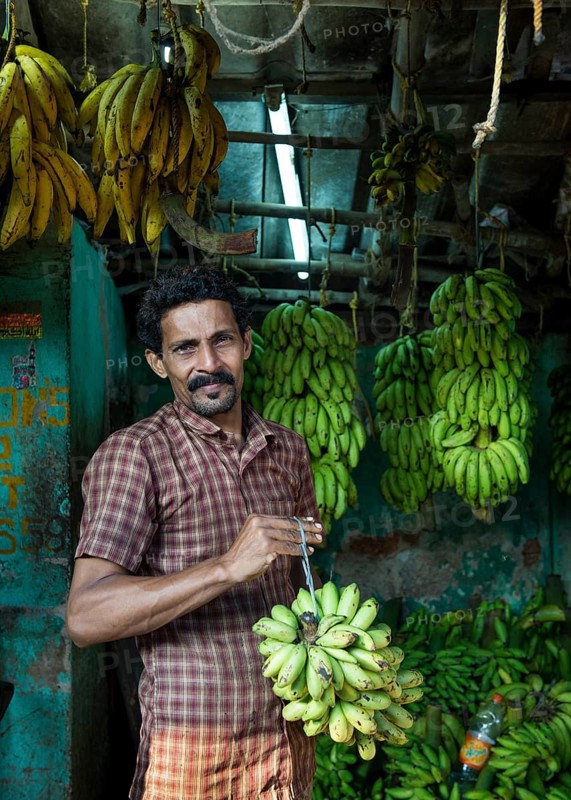 Banana seller
