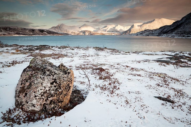 Sunset on the Nordfjord in Sommeroy