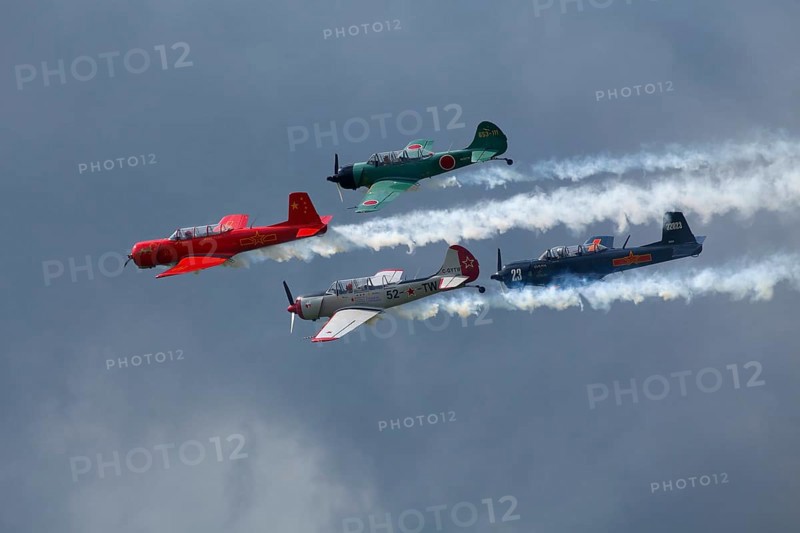 Yak vintage aircraft demonstration flight