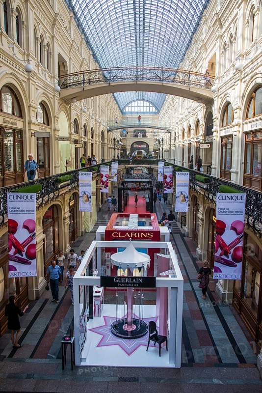 Gallery in the GUM department store