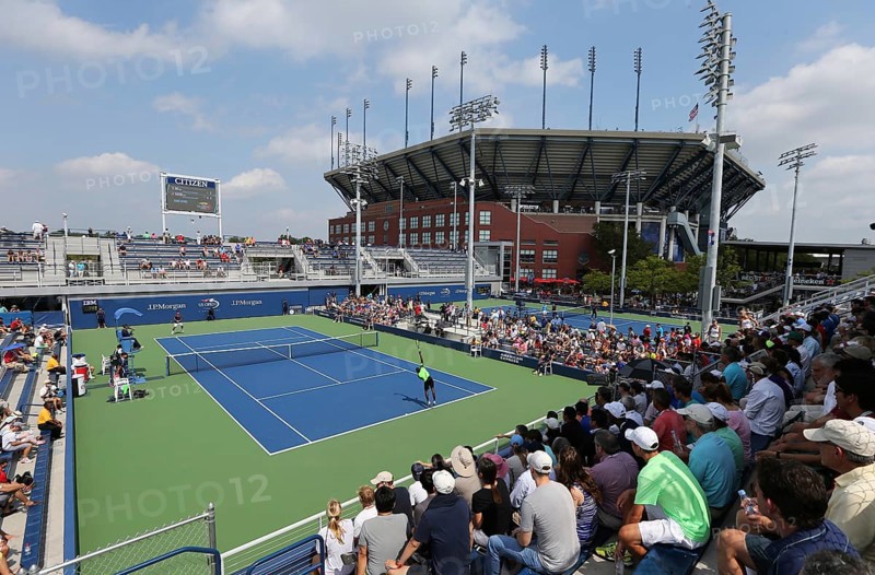 Outdoor courts and the Arthur Ashe Stadium