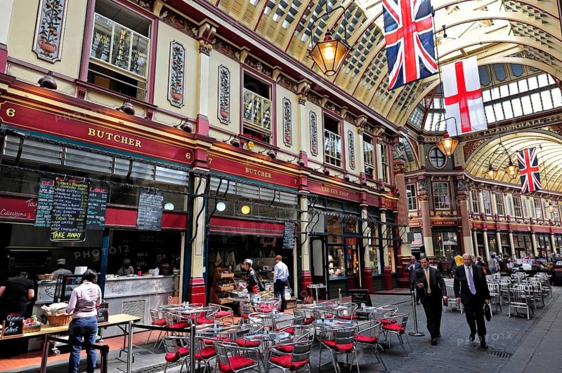 Historic shopping mall Leadenhall Market