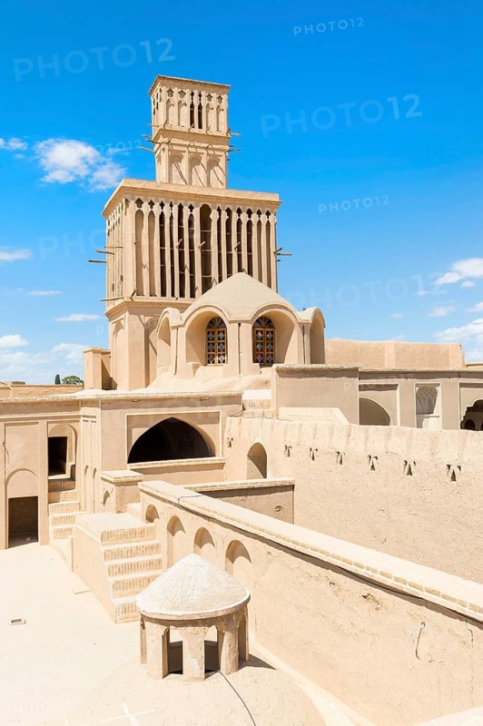 Aghazadeh Mansion and its windcatcher