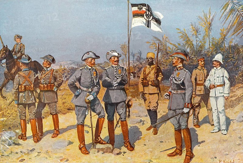 Imperial German colonial troops in German East Africa