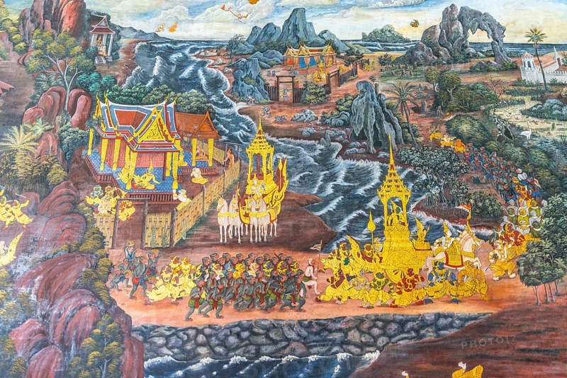 Ramakian mural