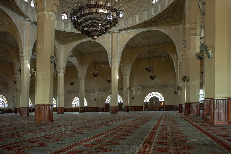 Interior view of the Gaddafi National Mosque