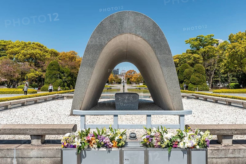 Cenotaph for the victims of the atomic bomb