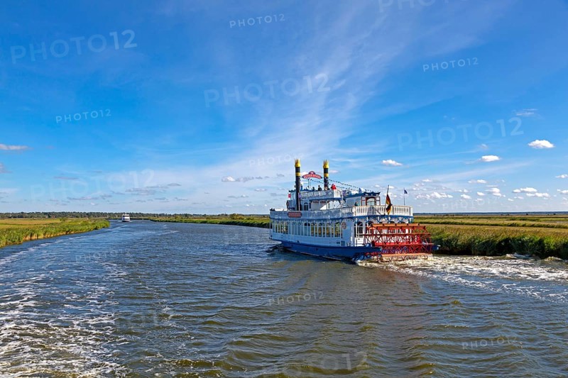 Paddle steamer River Star on the Prerower Strom