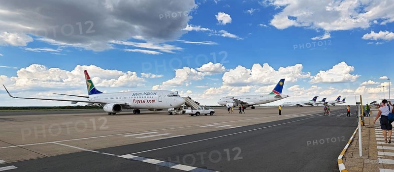 Jets at Hosea Kutako International Airport