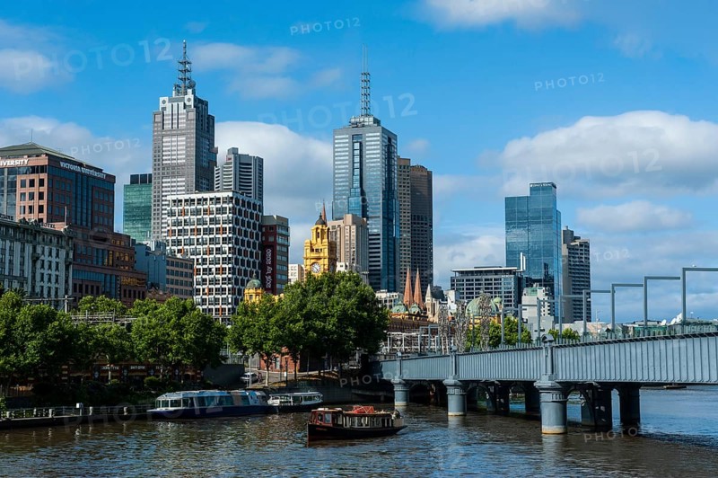 High rise buildings on the Yarra river