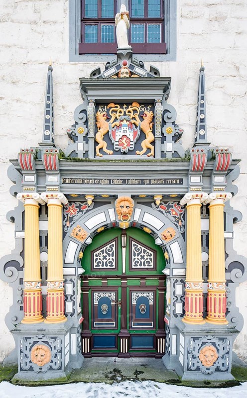 Town hall in the Weser Renaissance style