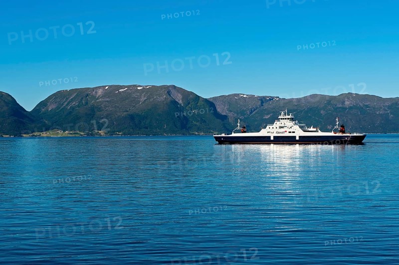 Gloppen ferry crossing the Sognefjord between Lavik and Oppedal