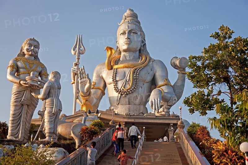 Giant statue of Lord Shiva