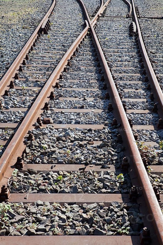 Old railway tracks