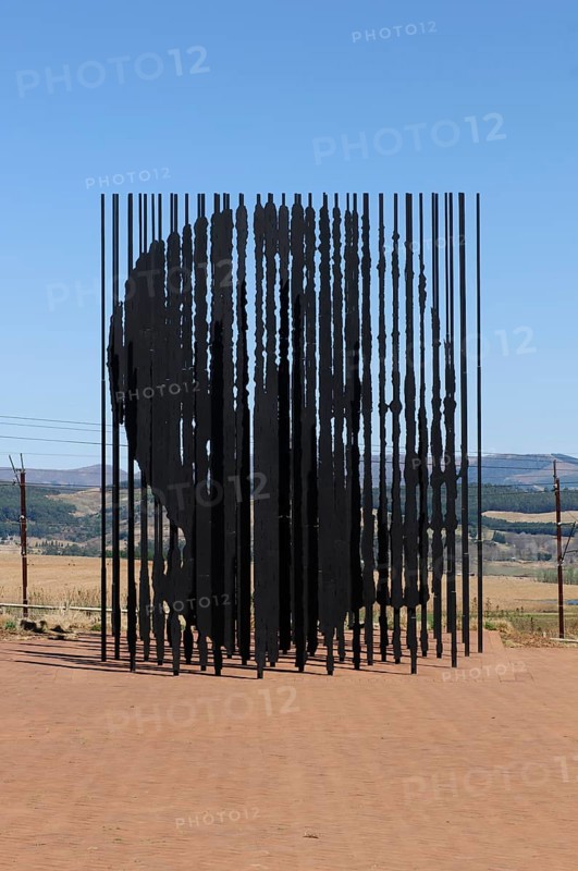 Mandela monument at the site of his arrest in 1962