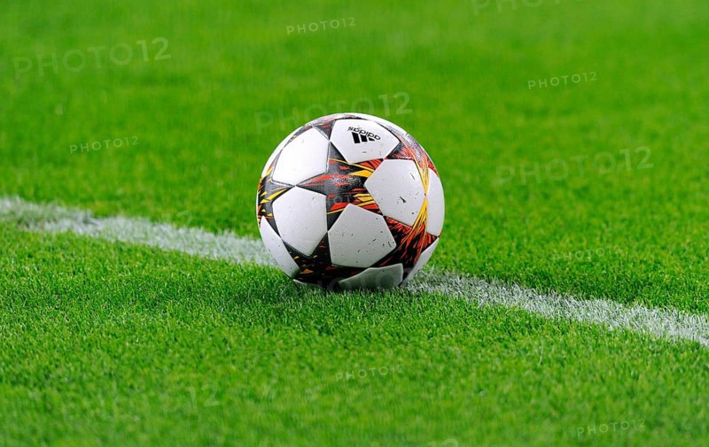 Adidas Champions League ball on the line